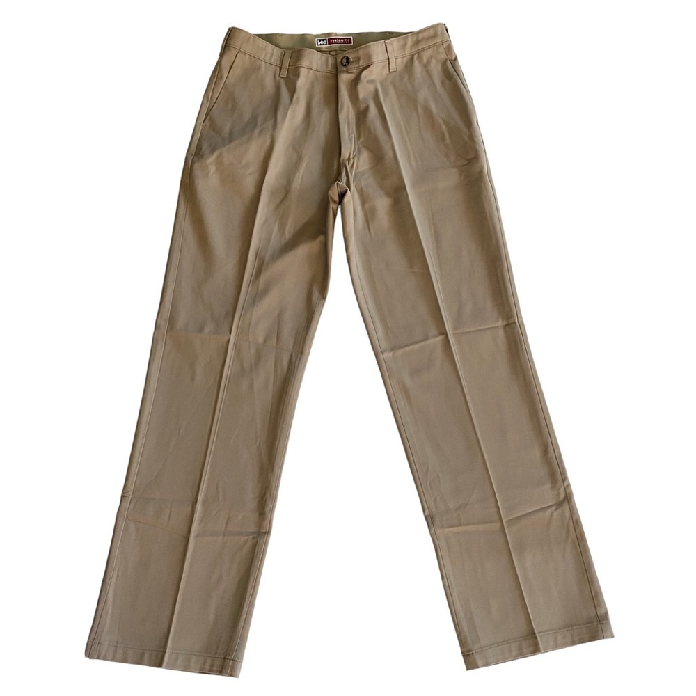 Lee Khaki Straight Leg 36x34 Custom Fit Collection